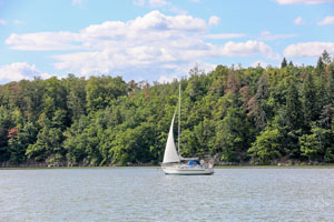 Marina Orlík [accommodation, boat rental]